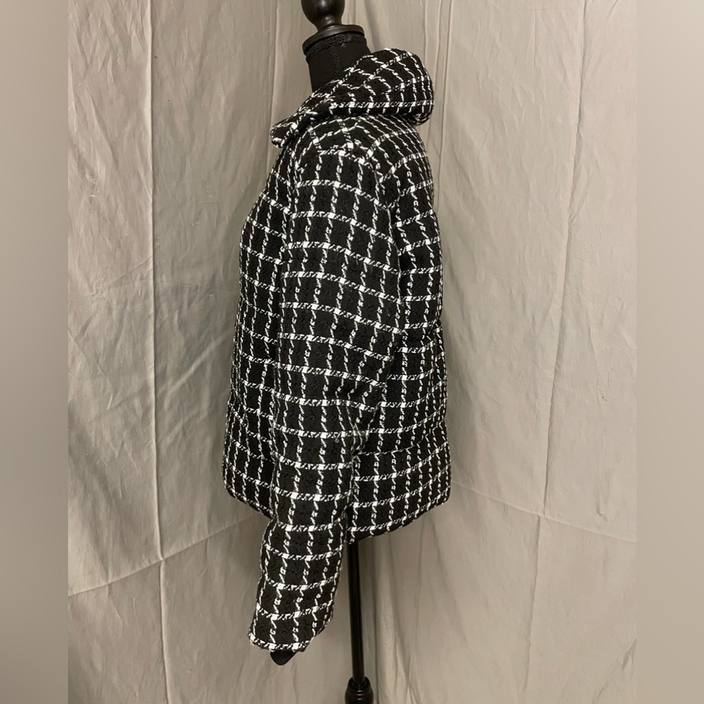 NWT Jason Wu Black and White Puffer Jacket - Picture 5 of 12